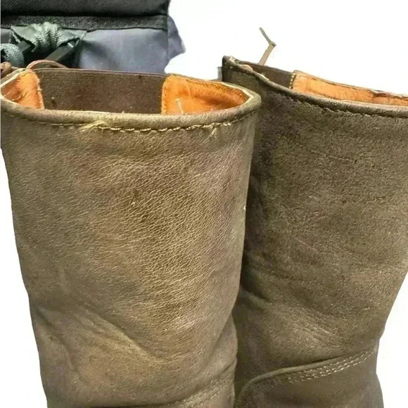 Big bull Woman’s casual short boots brown leather comfortable - Picture 10 of 10